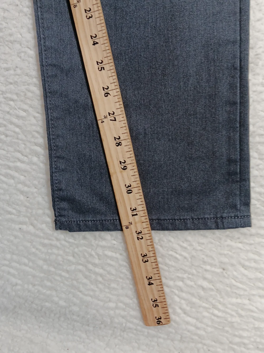 Banana Republic Jeans Mens 36x32 Gray Travel Jean Slim Straight Stretch